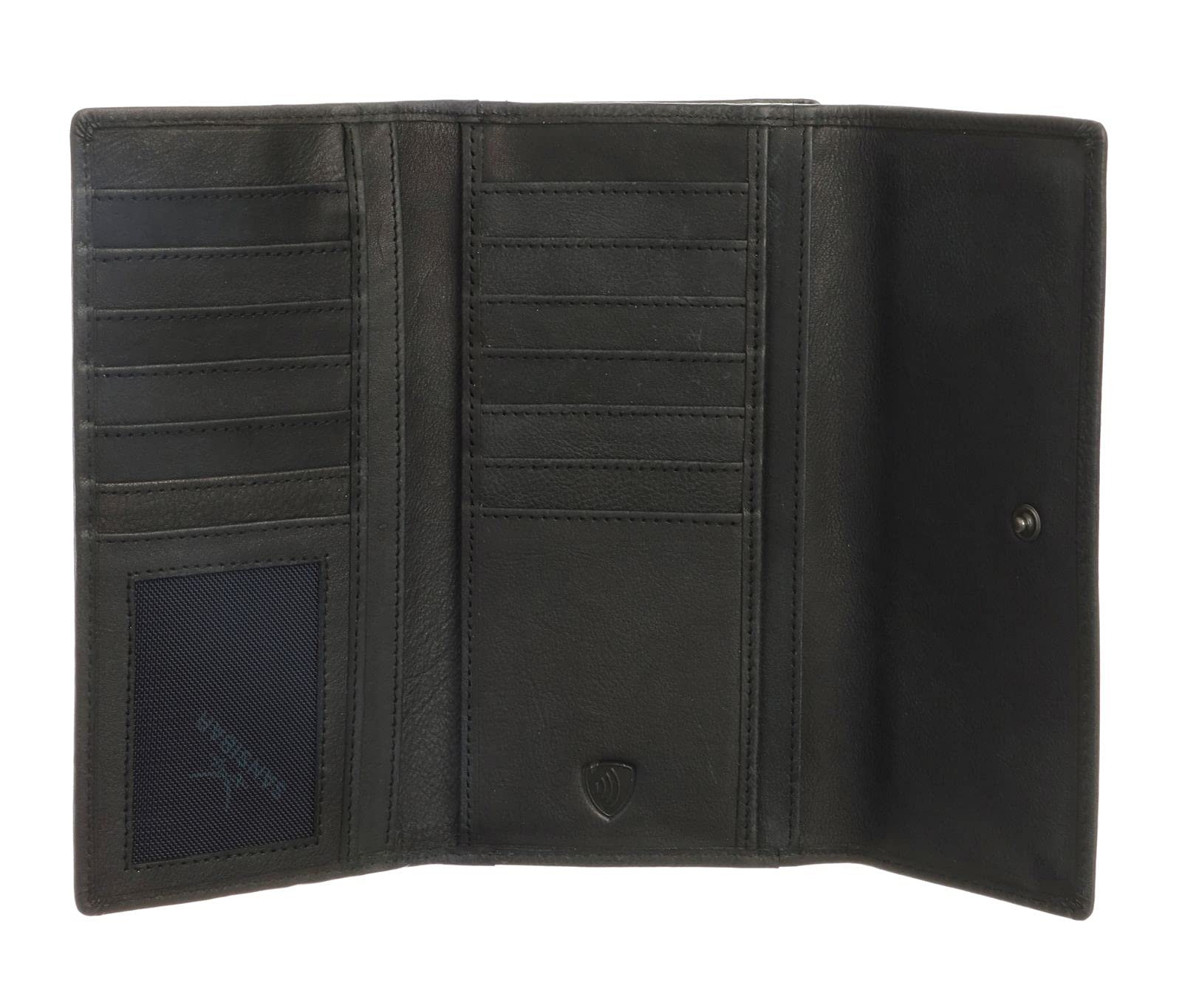 Гаманець жіночий шкіряний Sansibar Vintage Black 019712, чорний, фото №3