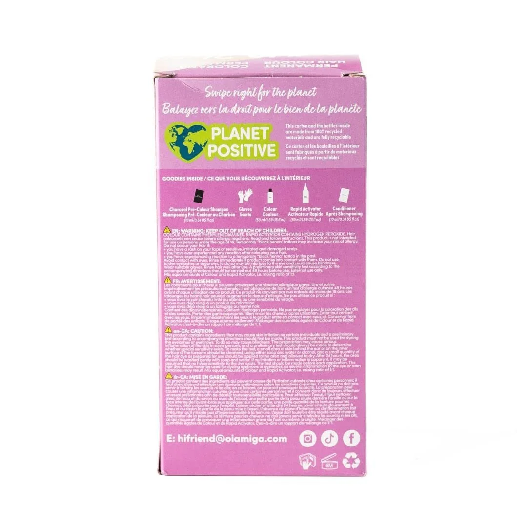 Перманентна фарба для волосся Oiamiga Pearl Blonde з натуральними інгредієнтами 120 мл, фото №3 Перманентна фарба для волосся Oiamiga Pearl Blonde з натуральними інгредієнтами 120 мл, фото №3