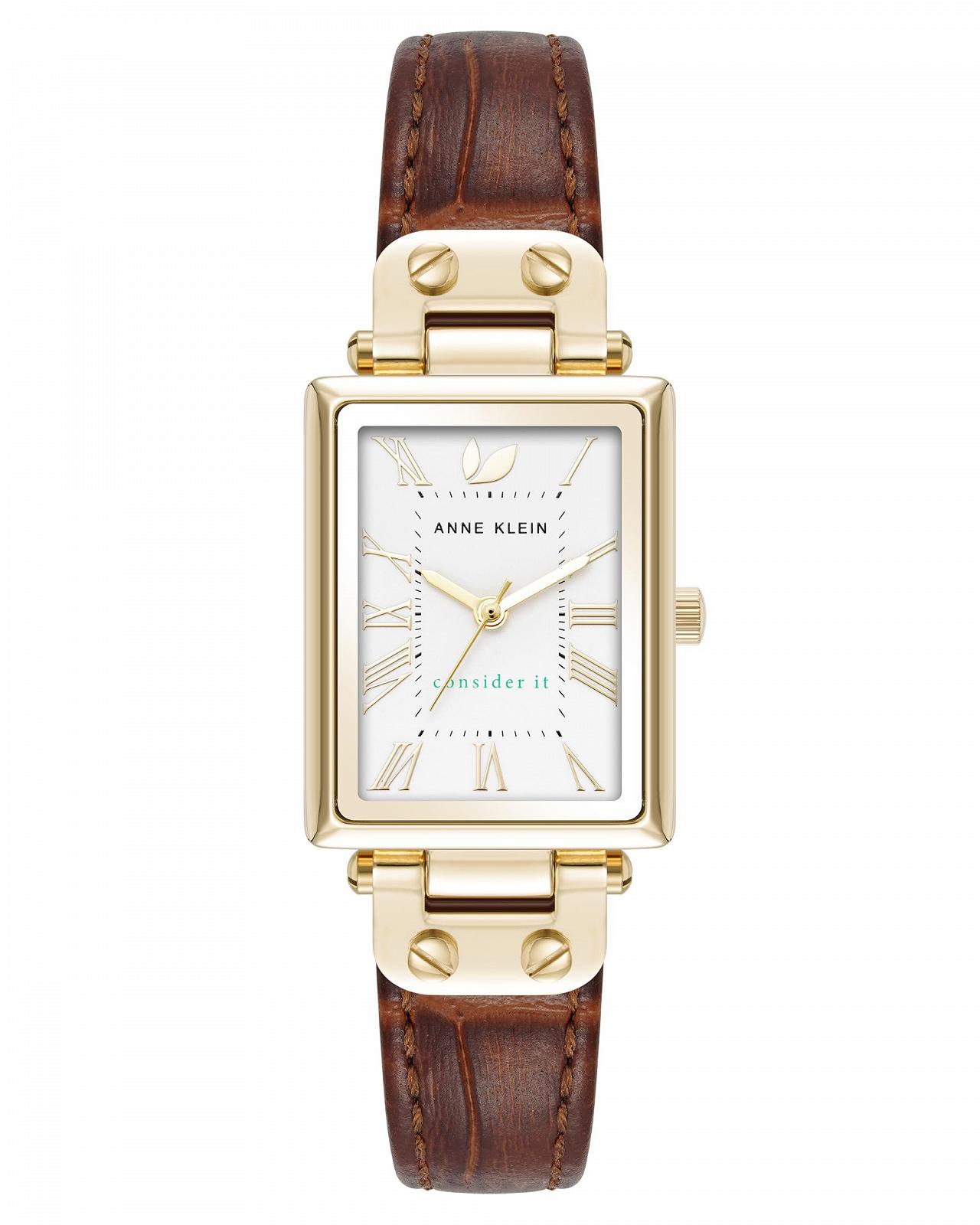 Жіночий годинник Anne Klein Шкіряний ремінець Croco-Grain AK/5152, фото №1