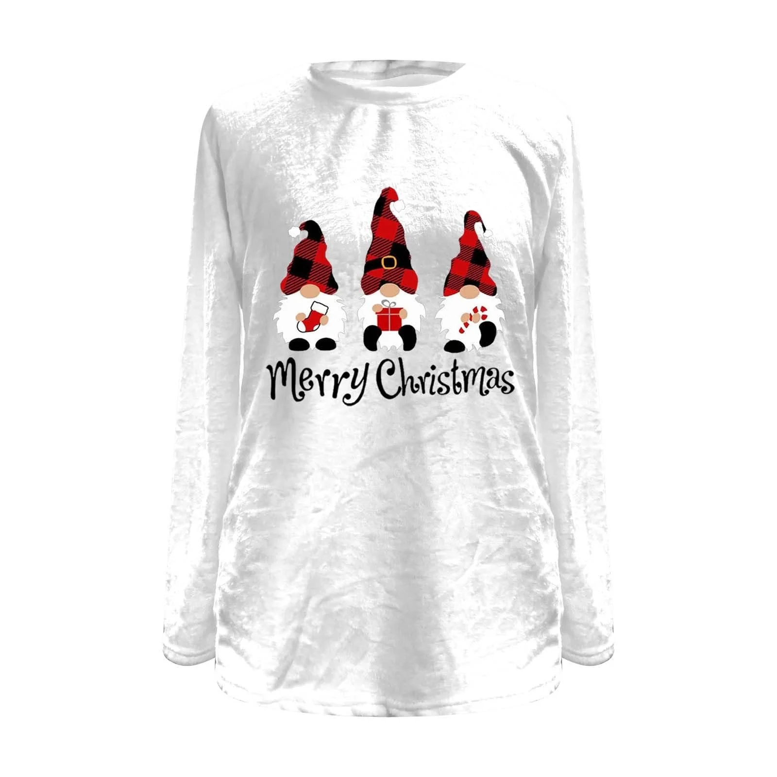 Женский Свитшот Рождественский Черный, фото №4