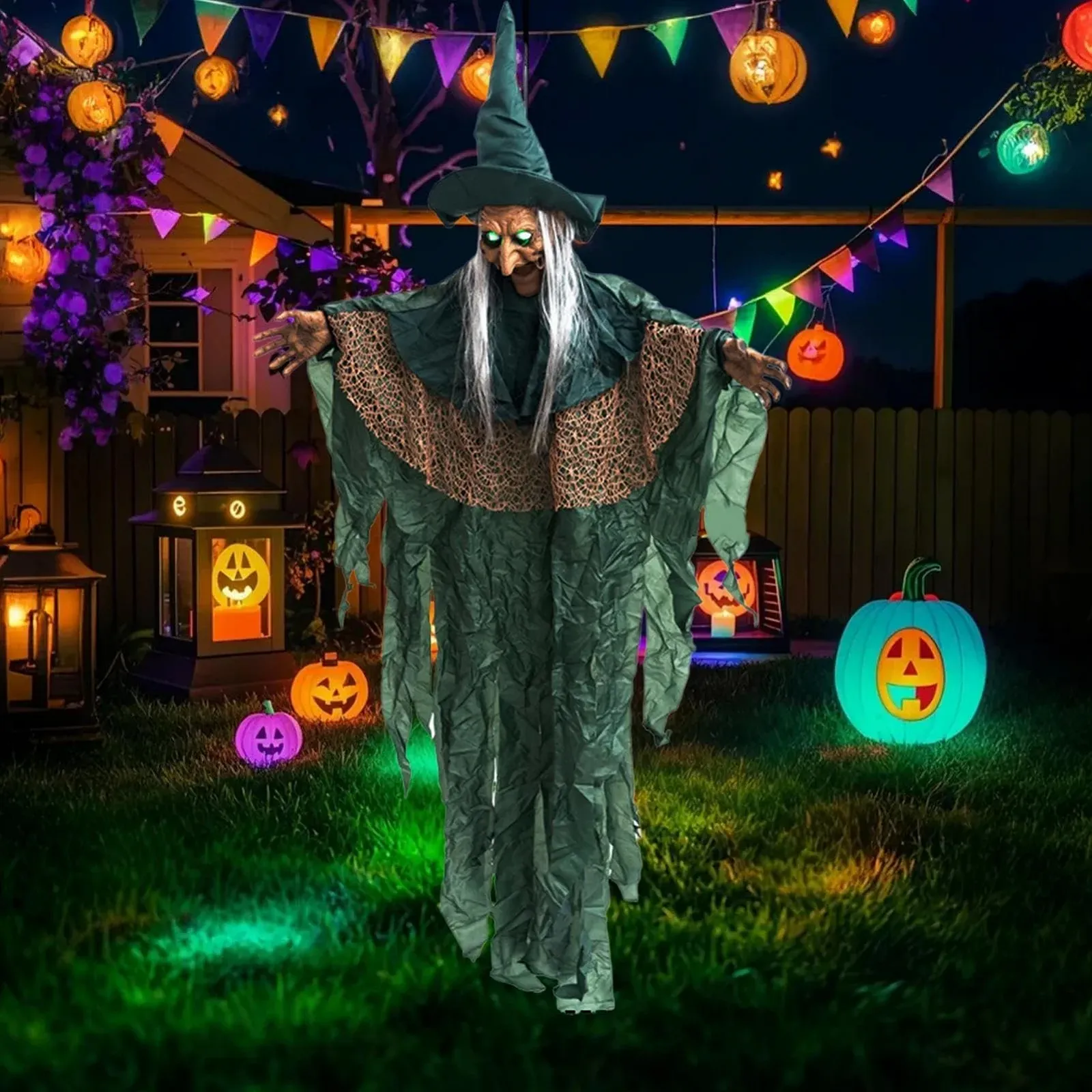 Хэллоуинская Ведьма Yulokdwi, Движущаяся, фото №2 Хэллоуинская Ведьма Yulokdwi, Движущаяся, фото №2