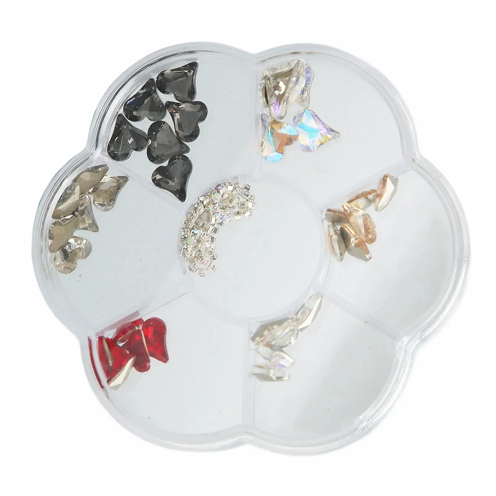 Блискучі стрази різних розмірів та форм, блискучі, фото №9