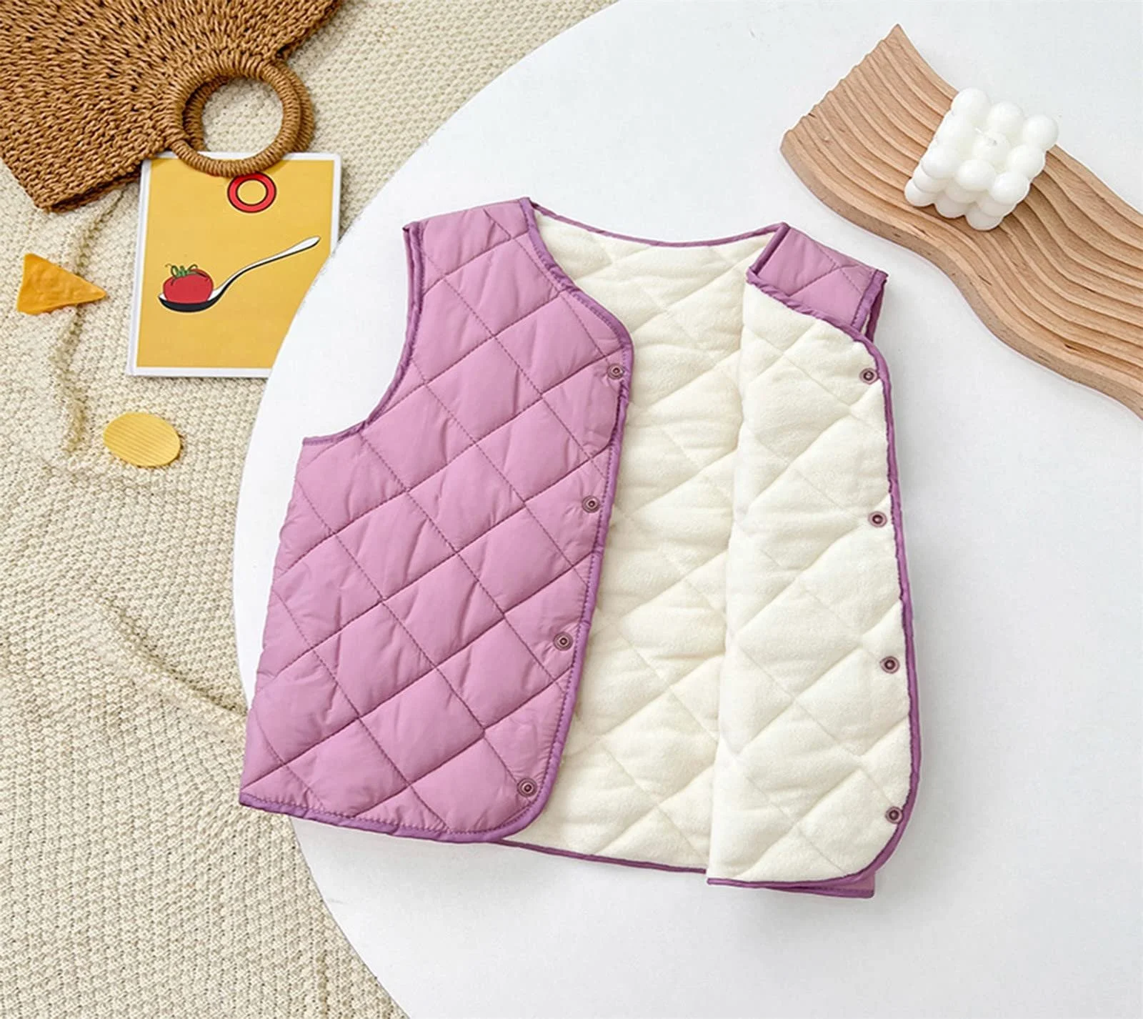 Флісова жилетка для дітей стьобана Softshell, фото №3