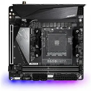 Материнская плата GIGABYTE B550I AORUS PRO AX цена на synthetic.ua - Фото 1 Материнская плата GIGABYTE B550I AORUS PRO AX synthetic.ua - Фото 1