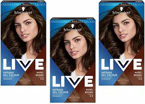Краска для волос Schwarzkopf Live Intense Gel Colour Permanent 5.0 Лесной орех (3 шт.) - Фото 1