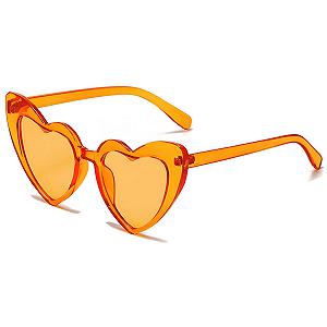 Сонцезахисні Окуляри Сердечка RUNHUIS Cat Eye Кольорові - Фото 1