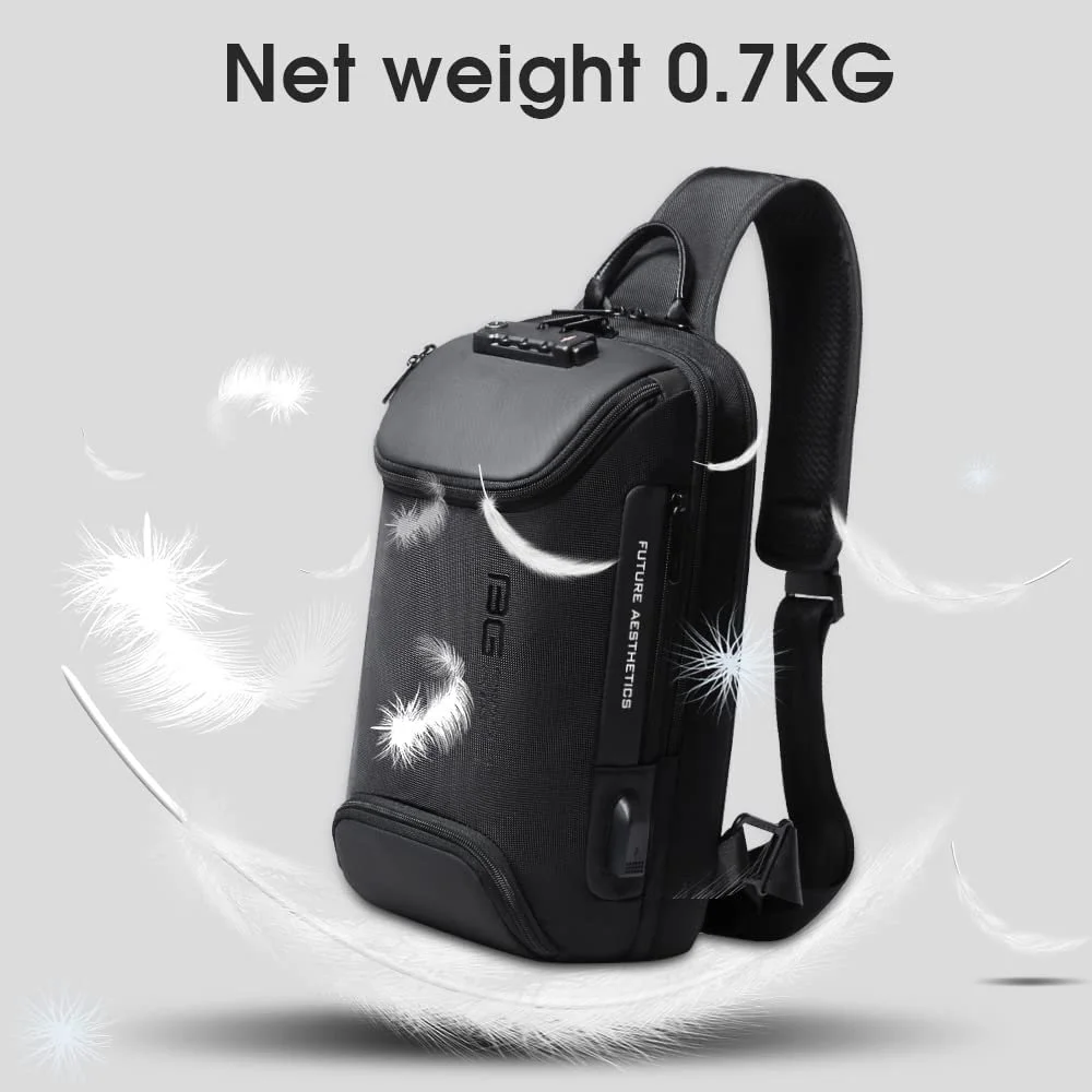 Рюкзак BANGE Business Smart Waterproof для ноутбука 15.6 дюймов с USB портом для зарядки, дорожный, защита от краж, фото №7 Рюкзак BANGE Business Smart Waterproof для ноутбука 15.6 дюймов с USB портом для зарядки, дорожный, защита от краж, фото №7