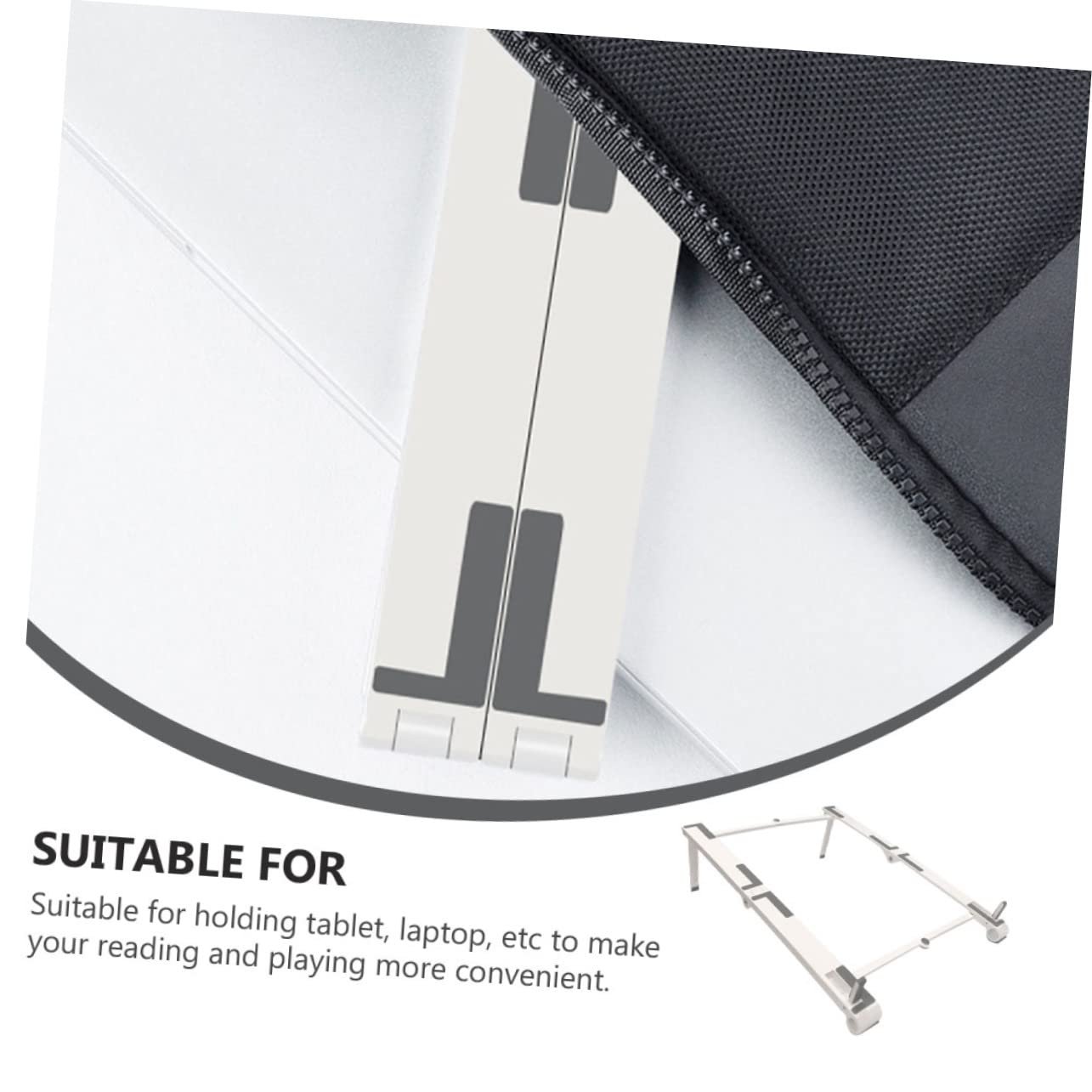 Регулируемая Подставка для Ноутбука NUOBESTY Складная для офиса, школы и дома, фото №6