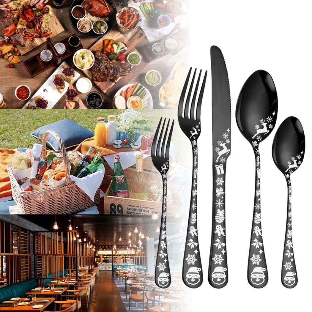 Набор столовых приборов XIAOYU на 40 предметов для 8 персон, из нержавеющей стали, фото №5 Набор столовых приборов XIAOYU на 40 предметов для 8 персон, из нержавеющей стали, фото №5