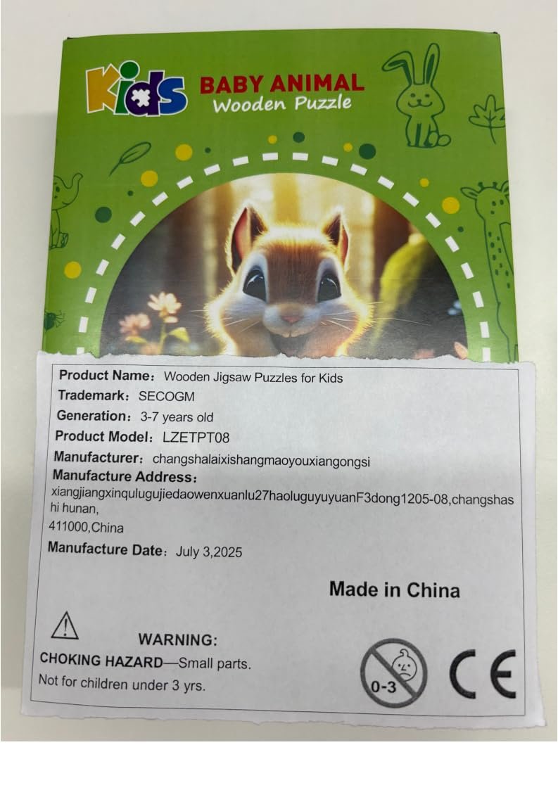 Дерев'яний пазл Cute Squirrel 50 деталей 29 x 29 см, фото №6 Дерев'яний пазл Cute Squirrel 50 деталей 29 x 29 см, фото №6