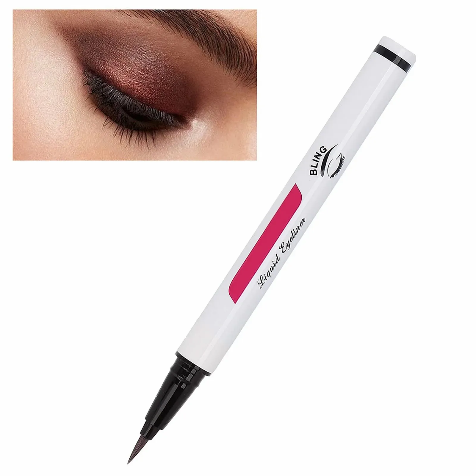 Рідка Підводка Для Очей, Стійка, Ультратонка, Ручка, Рівна, Водостійка, Коричневий, фото №5 Рідка Підводка Для Очей, Стійка, Ультратонка, Ручка, Рівна, Водостійка, Коричневий, фото №5