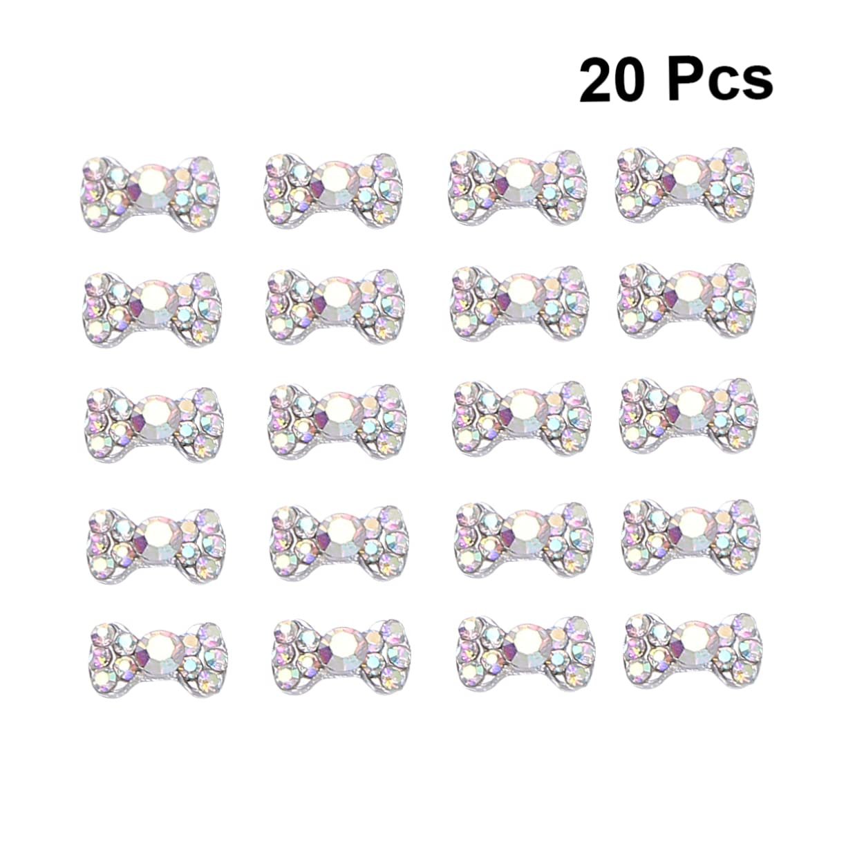 Стразы для ногтей Healeved, 60 шт, наклейки для ногтей, бантики, блестящие украшения для дизайна ногтей, для натуральных и искусственных ногтей, для салона и домашнего использования, универсальные, фото №2