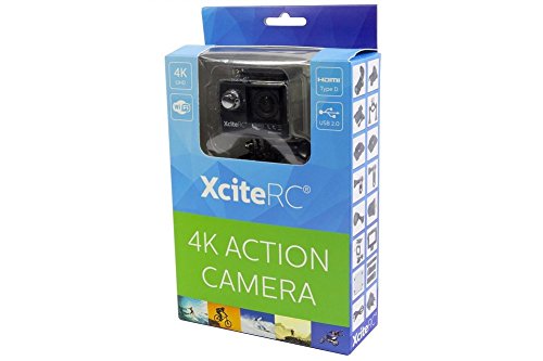 Камера XciteRC WiFi Action-Cam 80000125 4K 24 МП Черный, фото №1 Камера XciteRC WiFi Action-Cam 80000125 4K 24 МП Черный, фото №1