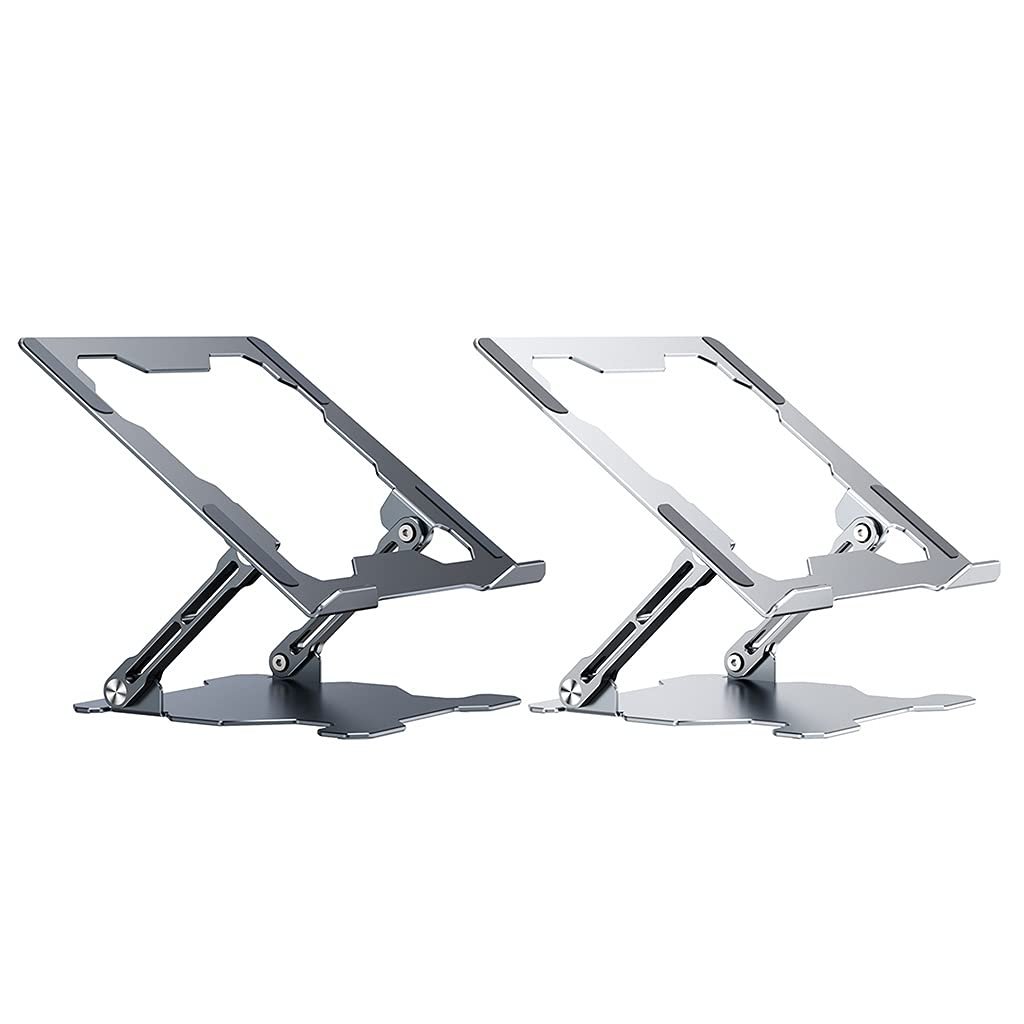 Регулируемая подставка для ноутбука портативная многоугольная настольная подставка с отверстием для нагрева для подъема ноутбука регулируемая по высоте подставка для ноутбука для стола, фото №5