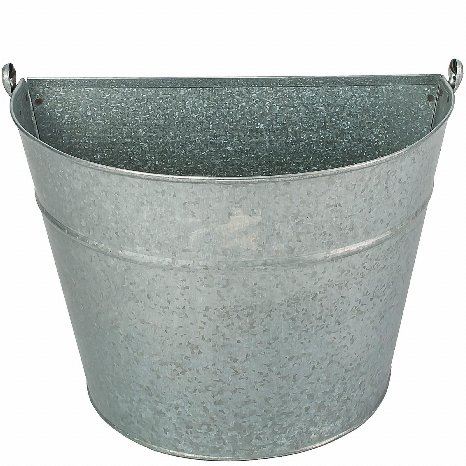 Набір підвісних горщиків 22 см металевий напівкруглий антрацит 5 шт., фото №8 Набір підвісних горщиків 22 см металевий напівкруглий антрацит 5 шт., фото №8