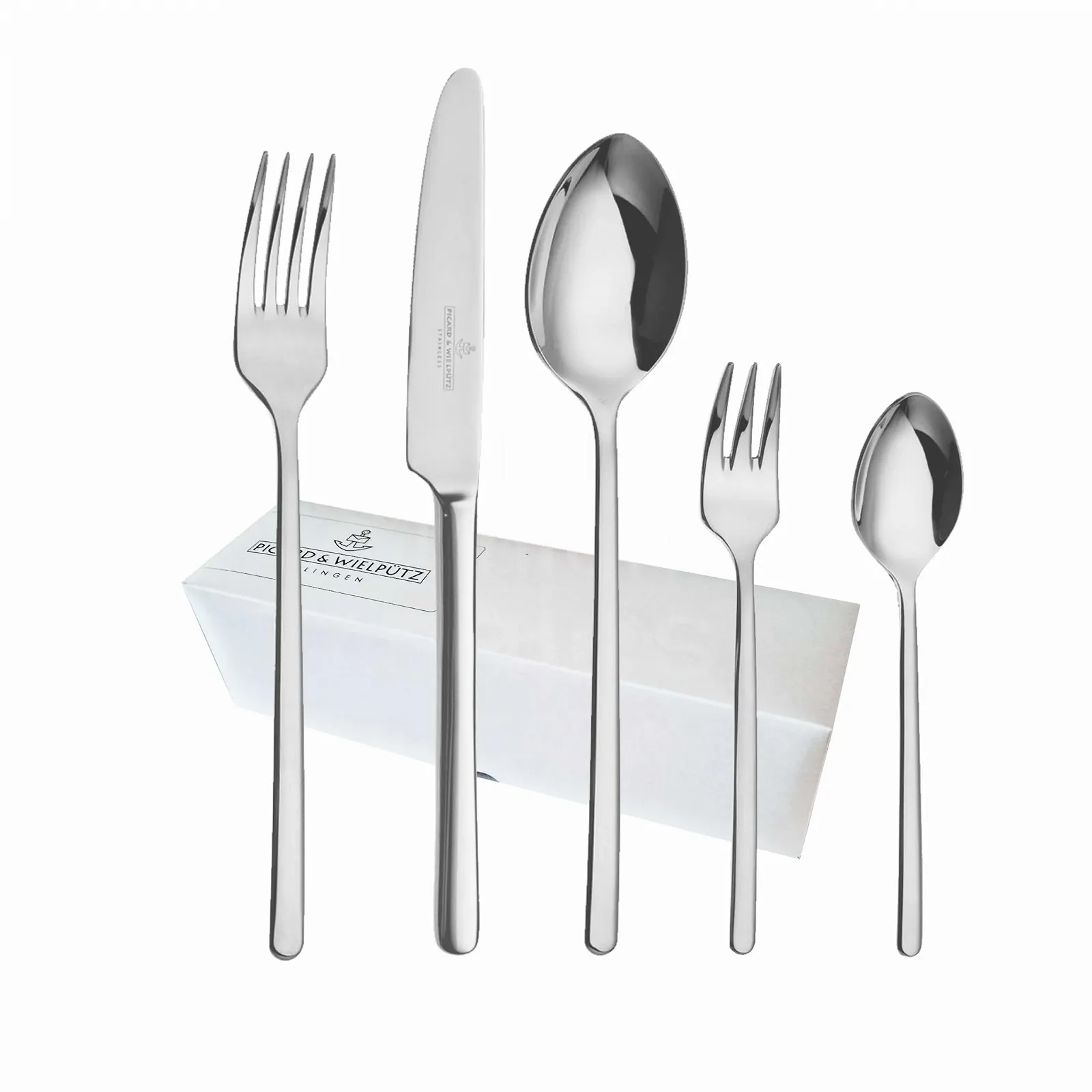 Набір столових приборів Picard & Wielpütz Ventura 6108 30 предметів у білій складній коробці, фото №1