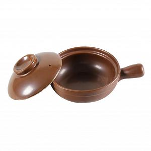 Кастрюля Li керамическая жаропрочная традиционная маленькая для рагу, лапши и бульонов для открытого огня - Фото 1