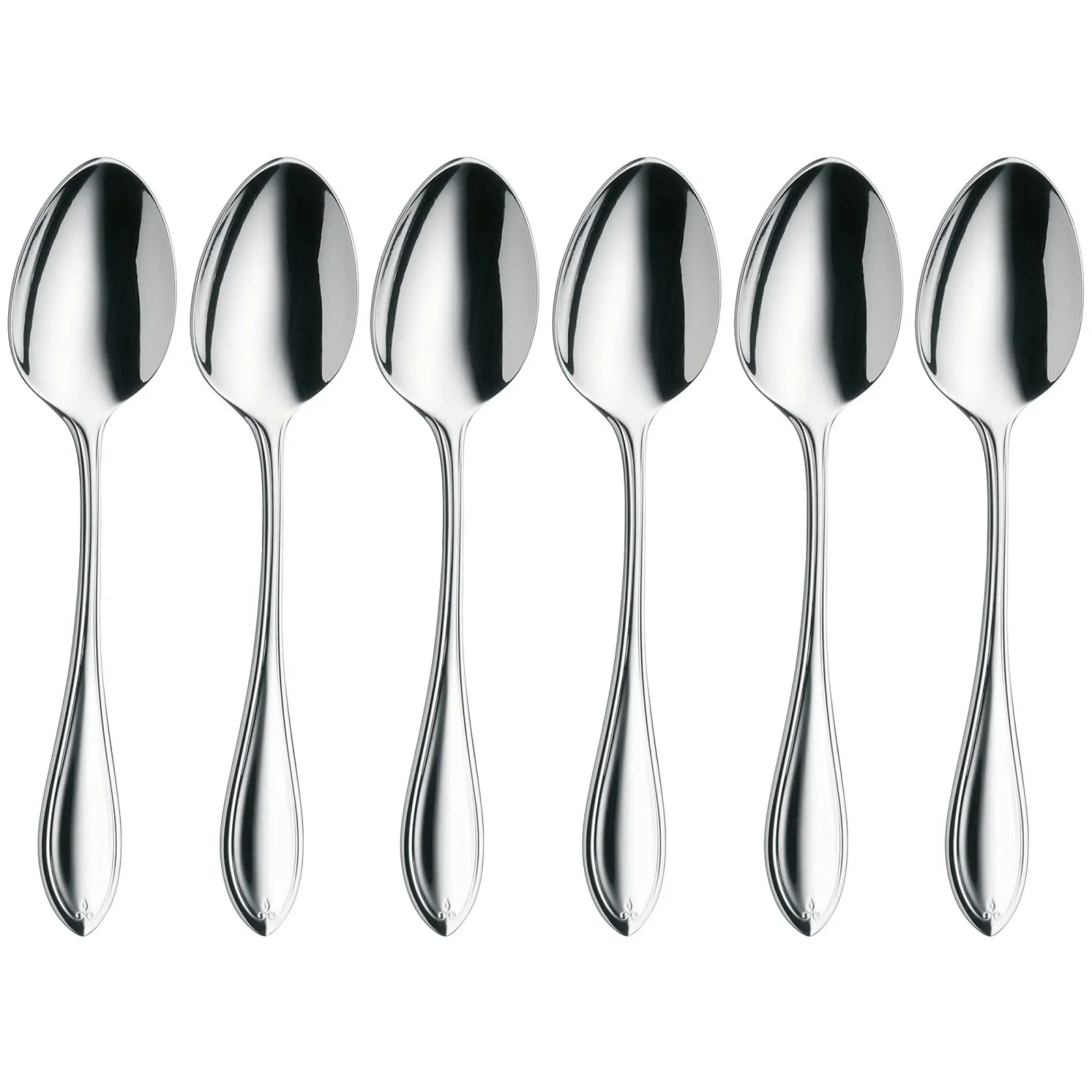 Ложки для еспресо WMF Premiere Набір 6 штук Cromargan Protect Сталь Надзвичайно стійкі до подряпин Поліровані, фото №1