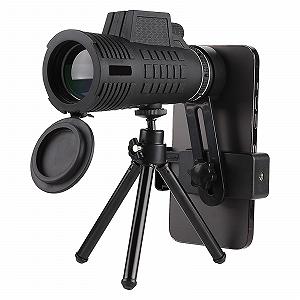 Телескоп Monocular 12x50 HD с адаптером для смартфона, улучшенный штатив, высокая производительность, с четким видением при слабом освещении для взрослых, оборудование для наблюдения за птицами и охоты - Фото 1