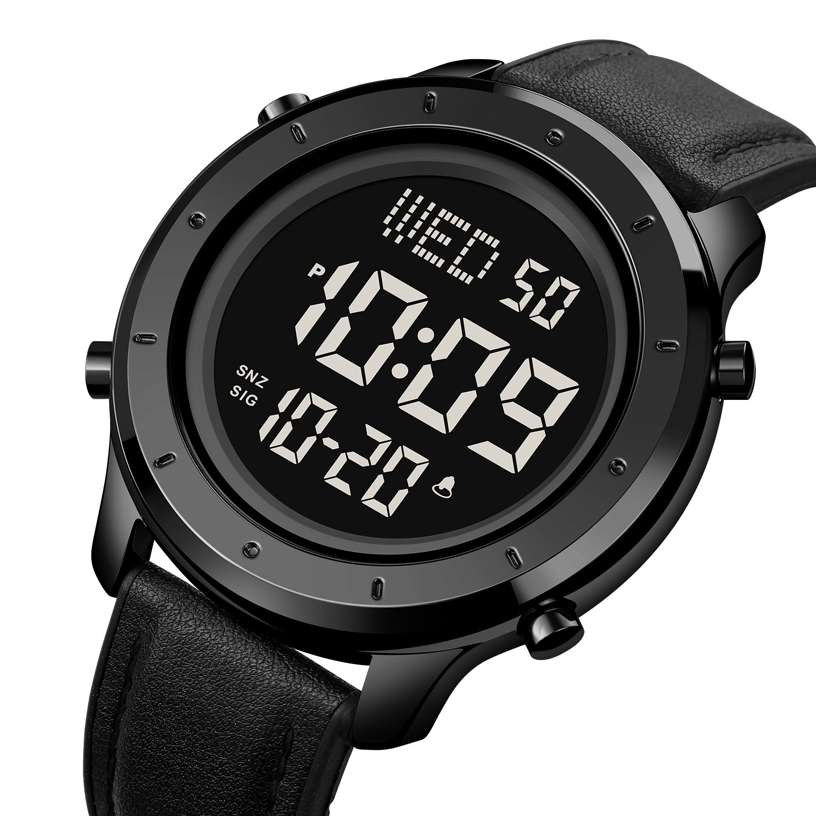 Годинник Skmei 1864LBKBK Black-Black Leather SALE, фото №2