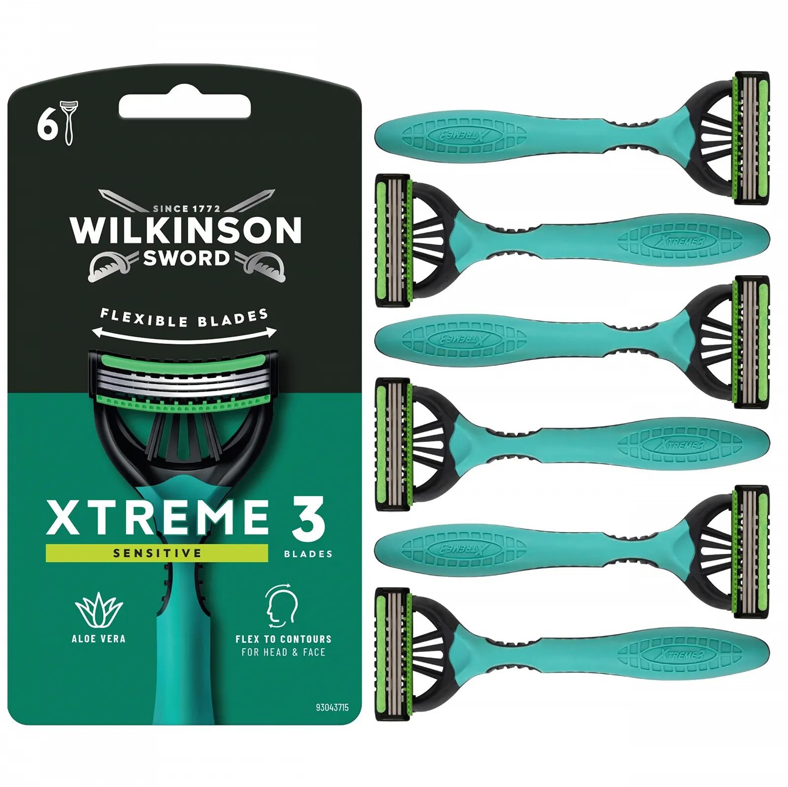 Одноразовые бритвы Wilkinson Sword Xtreme 3 Sensitive 6 шт, фото №1 Одноразовые бритвы Wilkinson Sword Xtreme 3 Sensitive 6 шт, фото №1