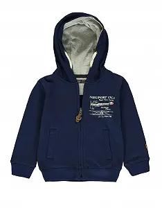 Куртка с капюшоном для мальчиков Lemon Beret Pilot синяя - Фото 1