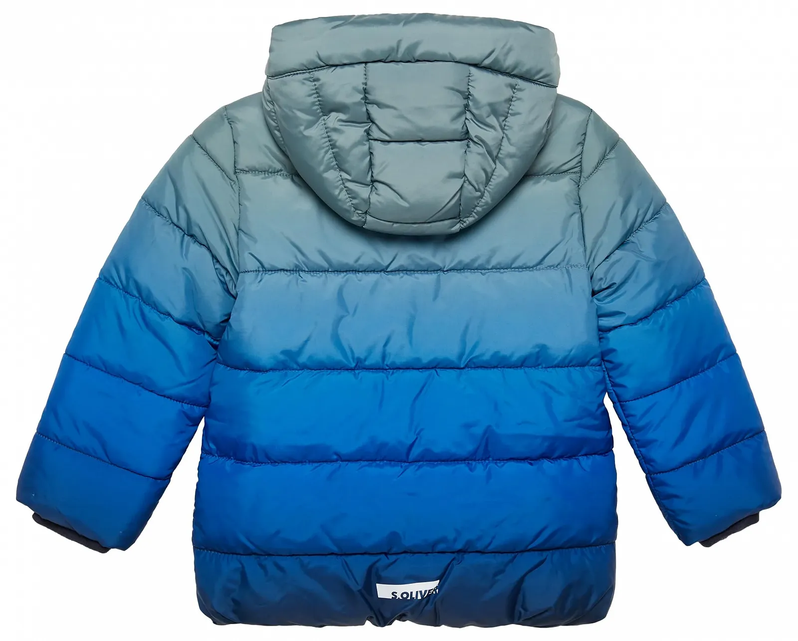 Куртка стьобана s.Oliver Junior для хлопчиків з капюшоном та принтом по всій поверхні, фото №2 Куртка стьобана s.Oliver Junior для хлопчиків з капюшоном та принтом по всій поверхні, фото №2