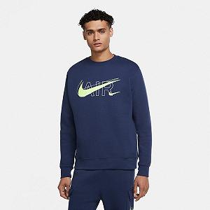 Джемпер Nikeens Sportwear Crew Print Pack DD9699-410 XL - Фото 1
