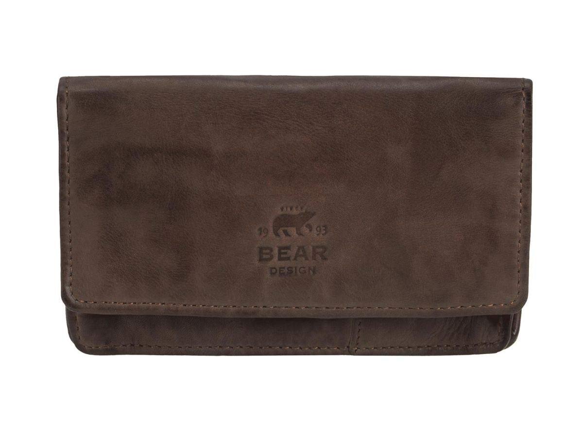 Женский кошелек Bear Design Antic Коричневый 15.5 x 9 x 4 см, Ретро, фото №2