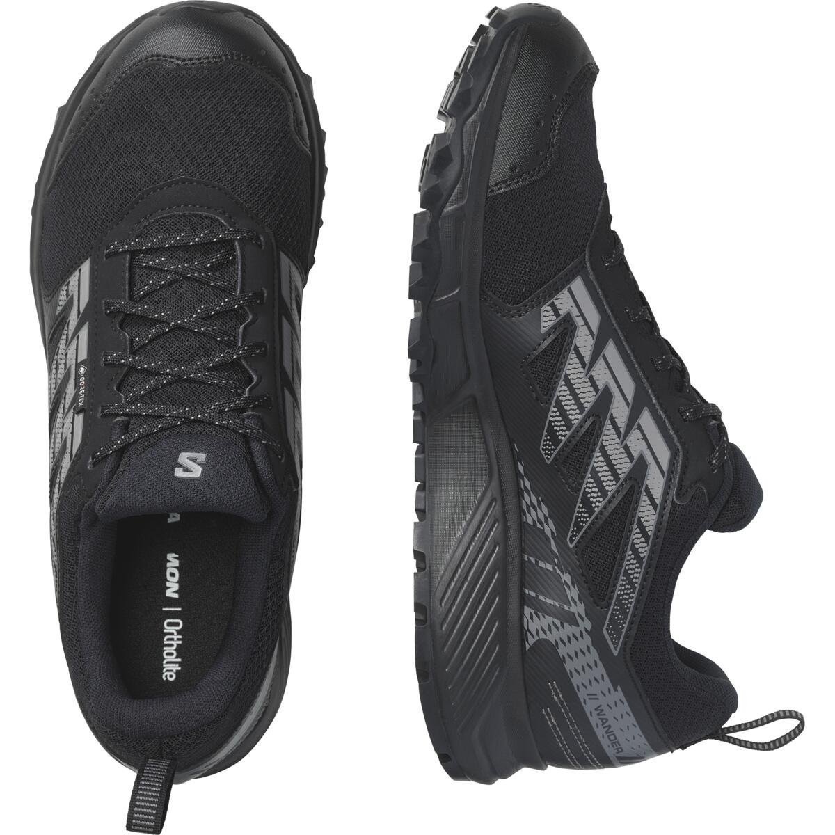 Черевики WANDER GTX L47148400 SALOMON  Чорний 44.5, фото №4