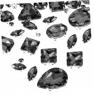 Набор сверл Gadpiparty для ветровых когтей 50 шт. Декоративные аксессуары для ногтей, одежды, хрустальных когтей, декоративные стеклянные самоцветы, стразы для ногтей, декоративные стразы из сплава, швейные сверла - Фото 1