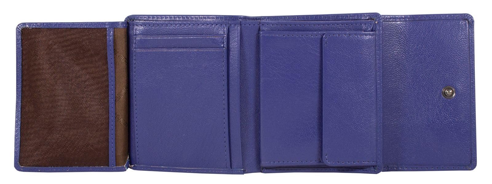 Гаманець Шкіряний BRAUN BÜFFEL Anna RFID 11 см, сапфірний, RFID гаманець, фото №3