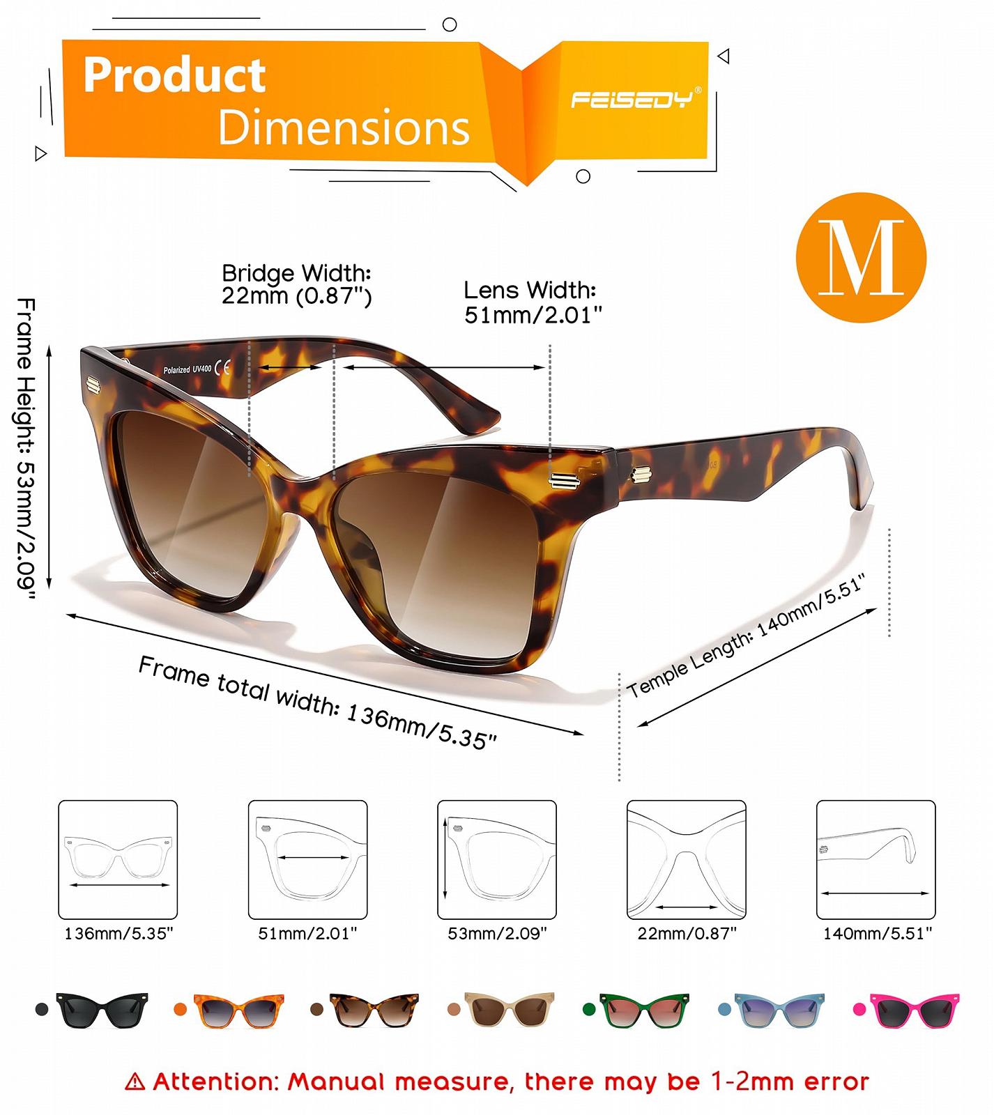 Сонцезахисні окуляри Котяче око FEISEDY B0009 Ретро Поляризовані Жіночі Вінтажні, фото №5 Сонцезахисні окуляри Котяче око FEISEDY B0009 Ретро Поляризовані Жіночі Вінтажні, фото №5