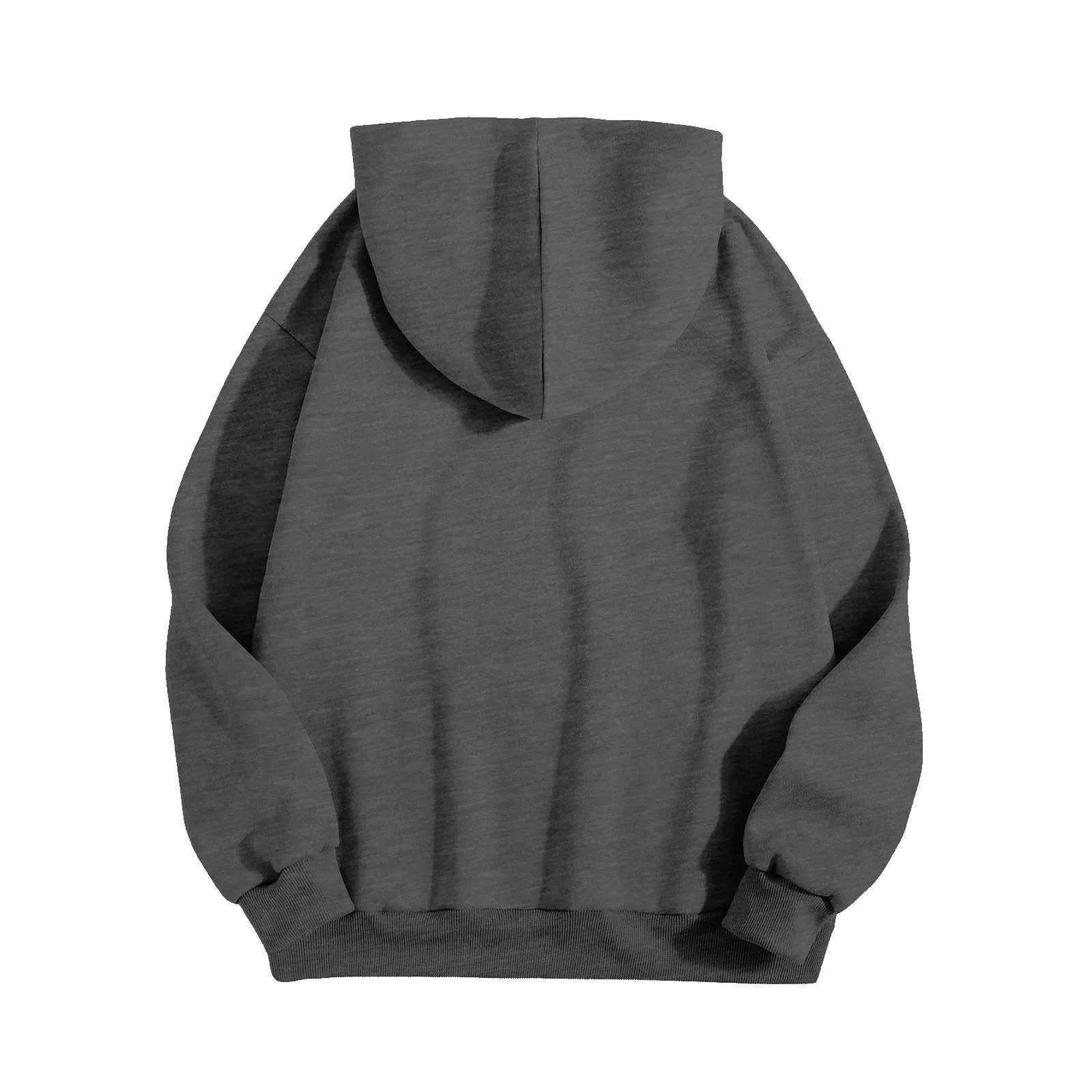 Худи Женское с принтом слогана и карманом, на шнурках 2025, фото №2