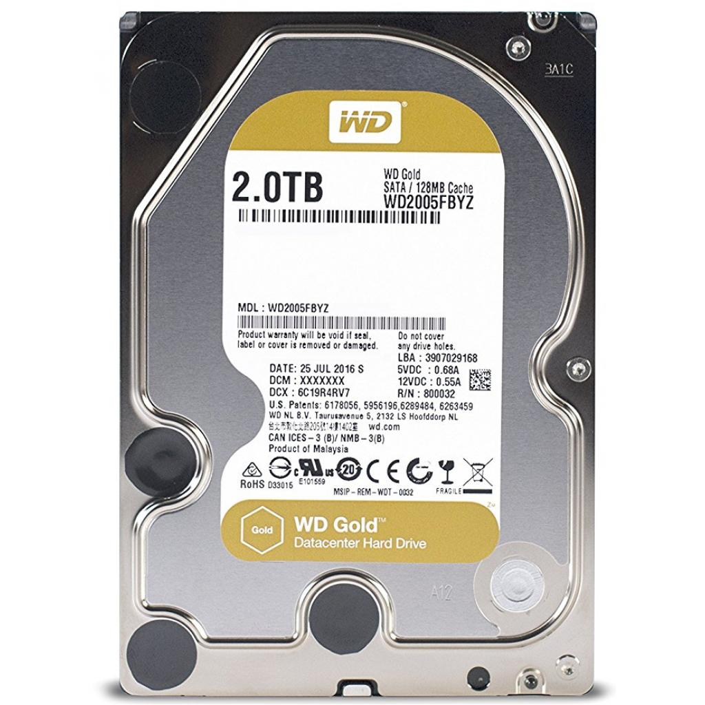 Внутрішній жорсткий диск Western Digital 3.5" 2TB WD WD2005FBYZ, фото №1