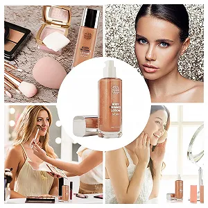 Лосьон для тела 100 мл, не липкий, для сияющей кожи, увлажняющий, для отбеливания кожи, нежирный synthetic.ua - Фото 1