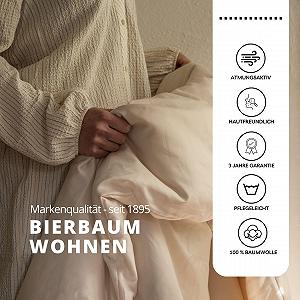Постільна білизна Mako Satin Bierbaum 4757 135 x 200 cm + 80 x 80 cm Червоний 63 synthetic.ua - Фото 1