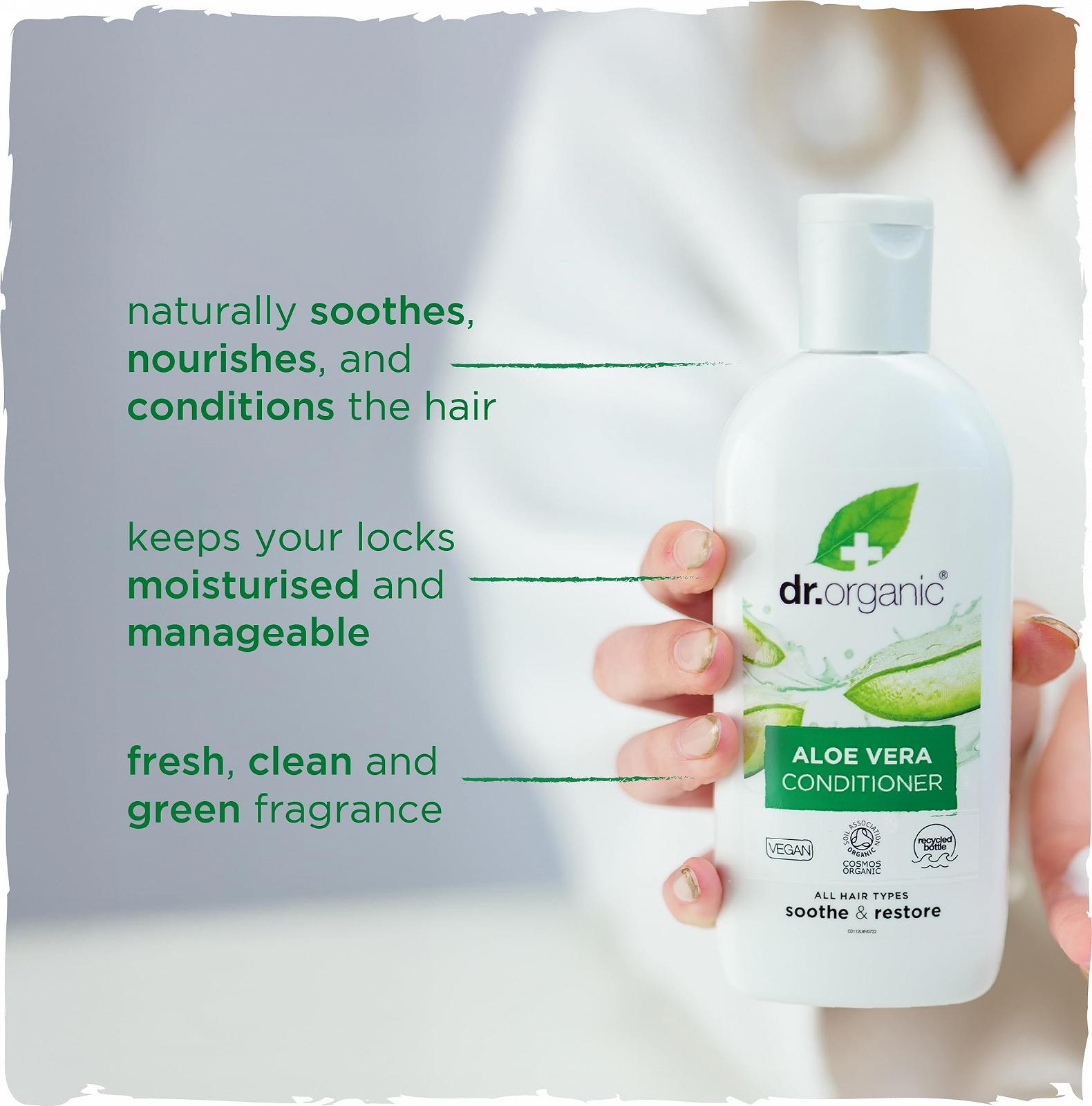 Гель для душа Dr. Organic Aloe Vera натуральный органический веганский 250 мл, фото №4 Гель для душа Dr. Organic Aloe Vera натуральный органический веганский 250 мл, фото №4