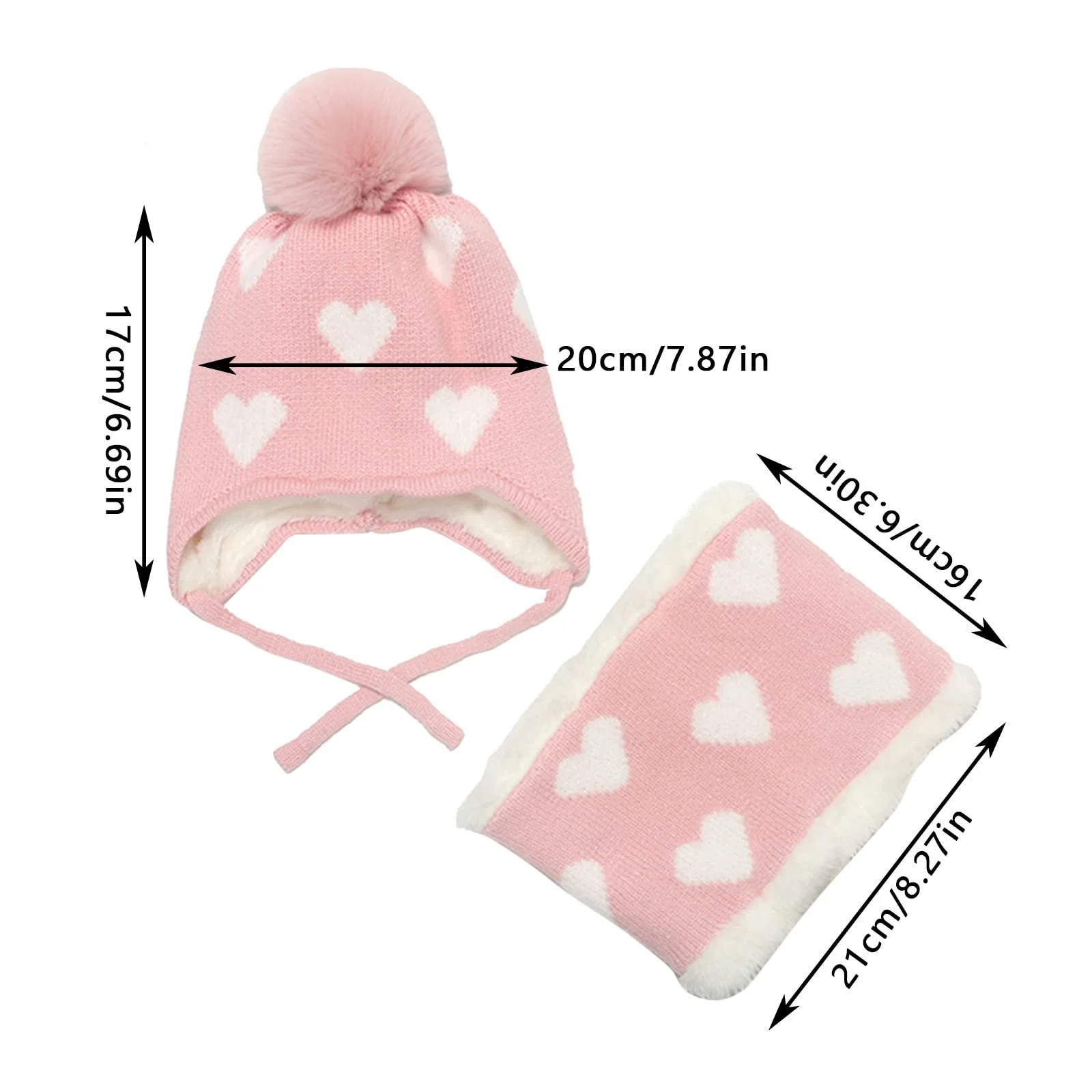 Дитяча шапка Generisch - шапка-шарф для дівчаток і хлопчиків з капюшоном, фото №5