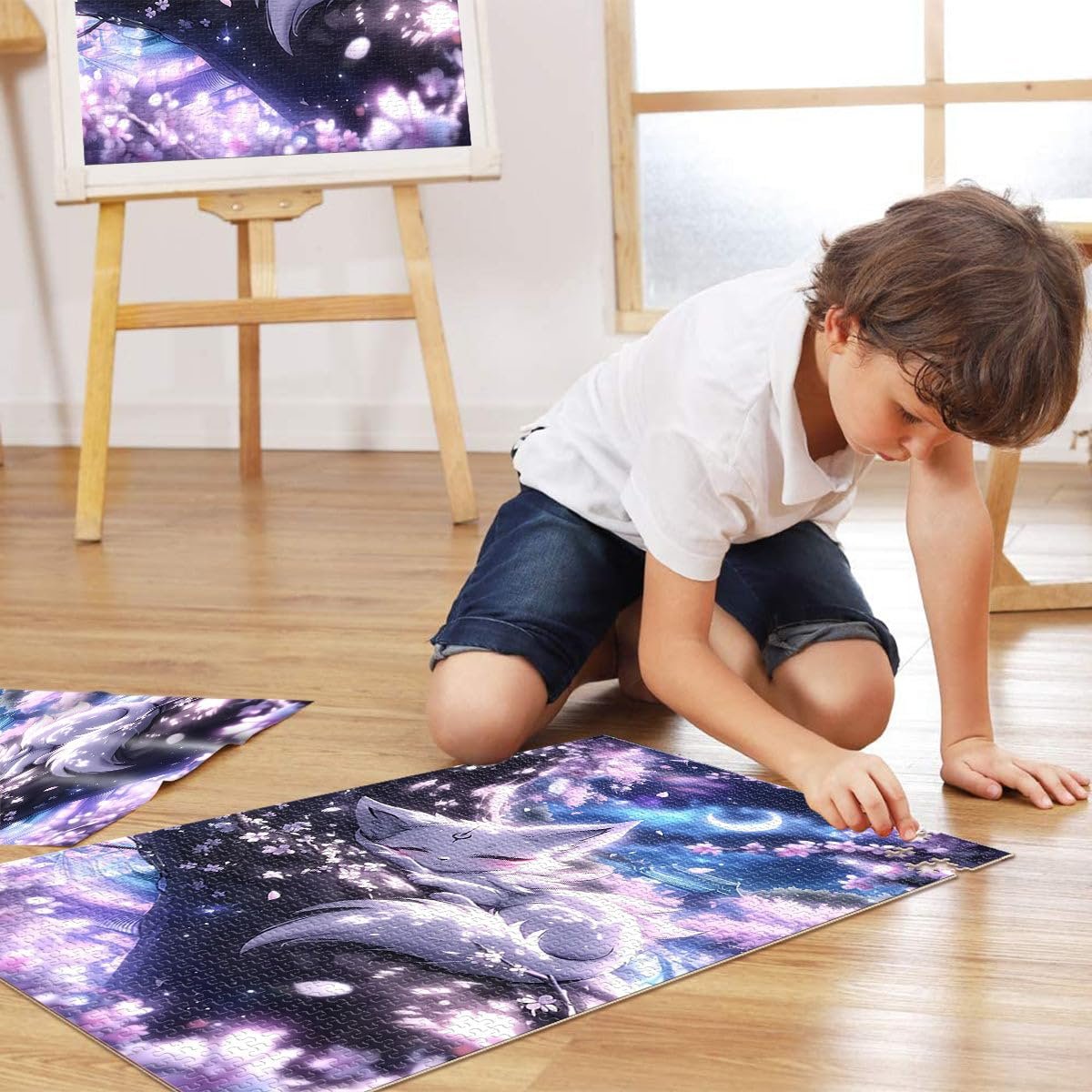 Пазл Dream Kitsune Anime Fox 1000 елементів 38 x 26 см, фото №4 Пазл Dream Kitsune Anime Fox 1000 елементів 38 x 26 см, фото №4