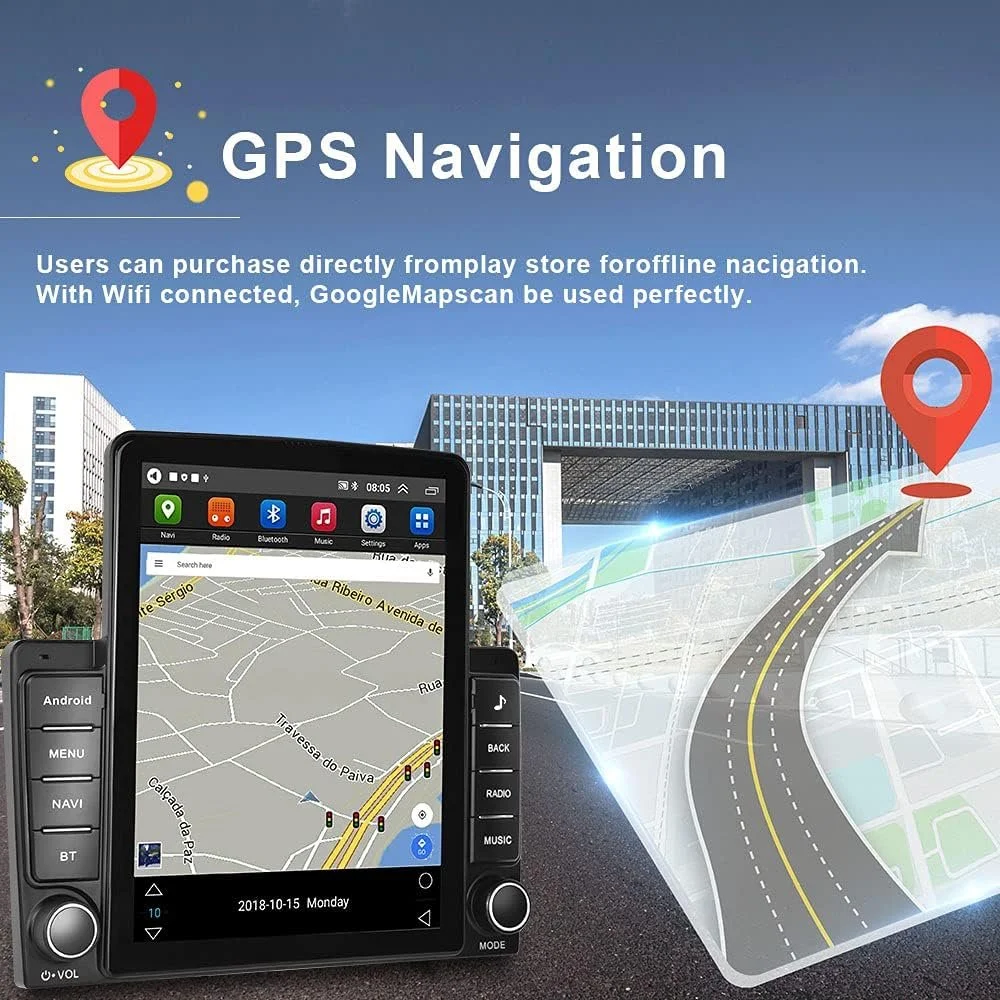 Автомагнітола Hikity / 9.5" / Сенсорна / 1/16Гб / Android 10 / Bluetooth / WI-FI / GPS / USB / 2DIN, фото №4 Автомагнітола Hikity / 9.5" / Сенсорна / 1/16Гб / Android 10 / Bluetooth / WI-FI / GPS / USB / 2DIN, фото №4