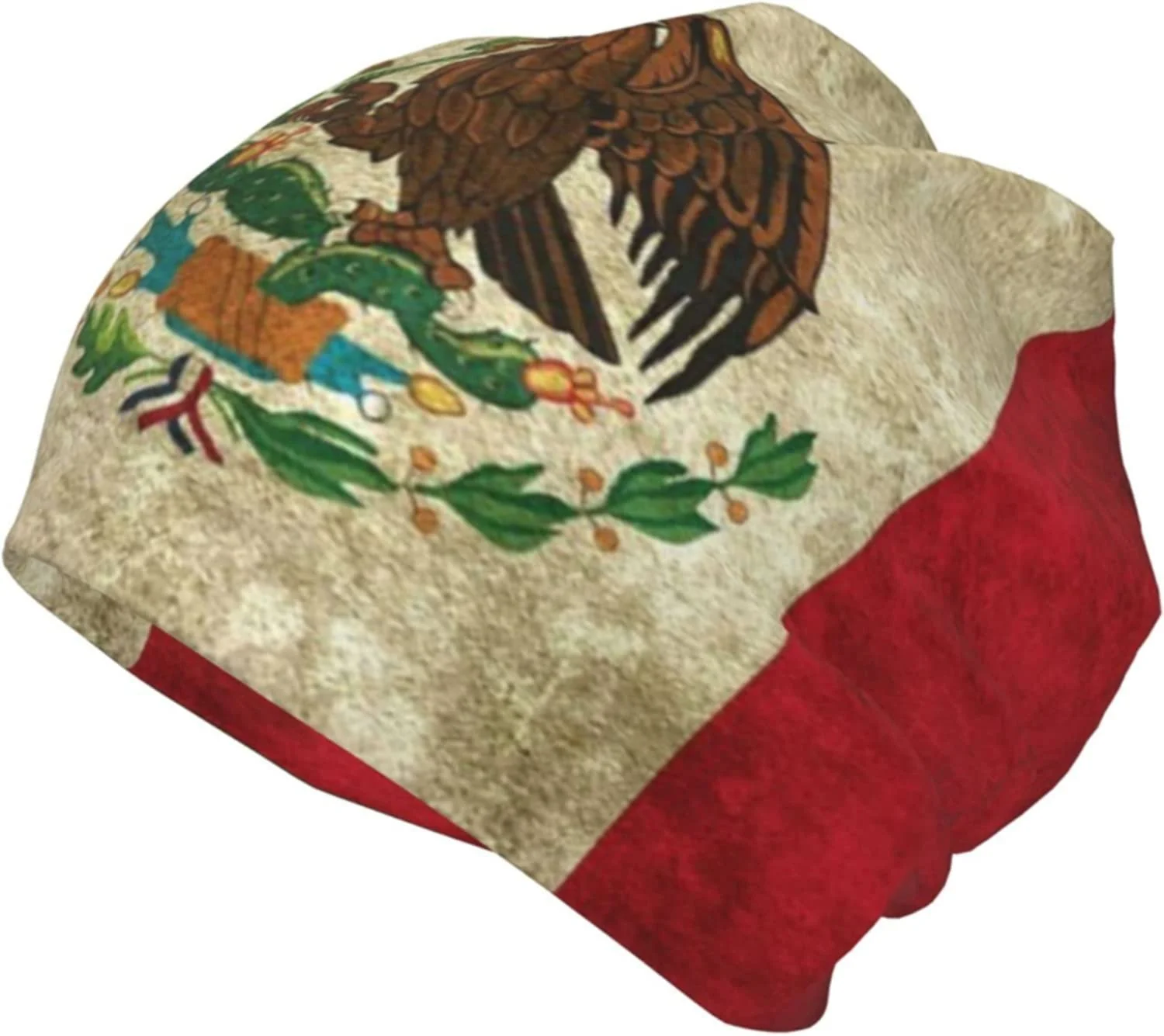 Шапка LOUJIN Retro Mexico Holy Flag Slouchy для хлопчиків і дівчаток, в'язана, one size, фото №1