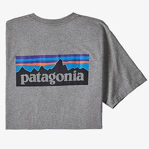 Футболка Patagonia m's p-6 logo responsibili tee S synthetic.ua - Фото 1