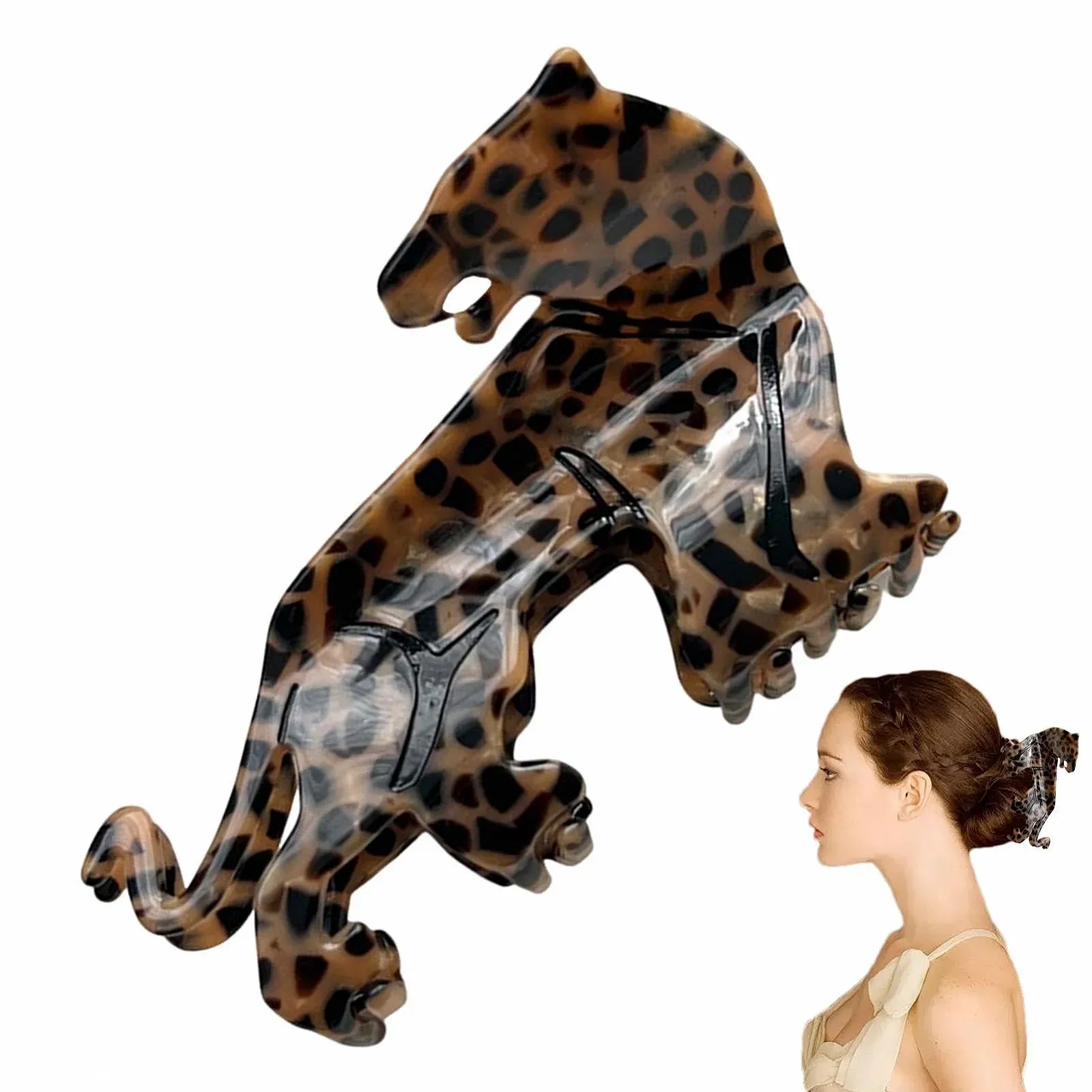 Заколка для волос Леопардовый принт Леопардовый принт, фото №8