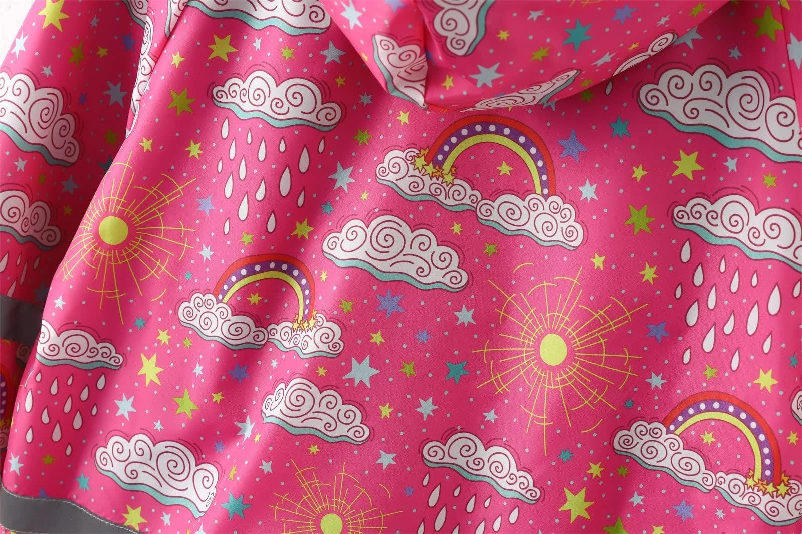 Дитяче унісекс дощове пончо Beokeuioe для дівчаток, фото №4