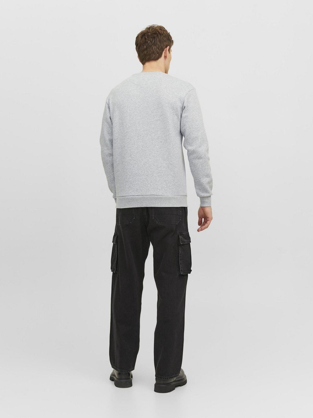 Чоловічий світшот JACK & JONES Однотонний світшот, фото №5