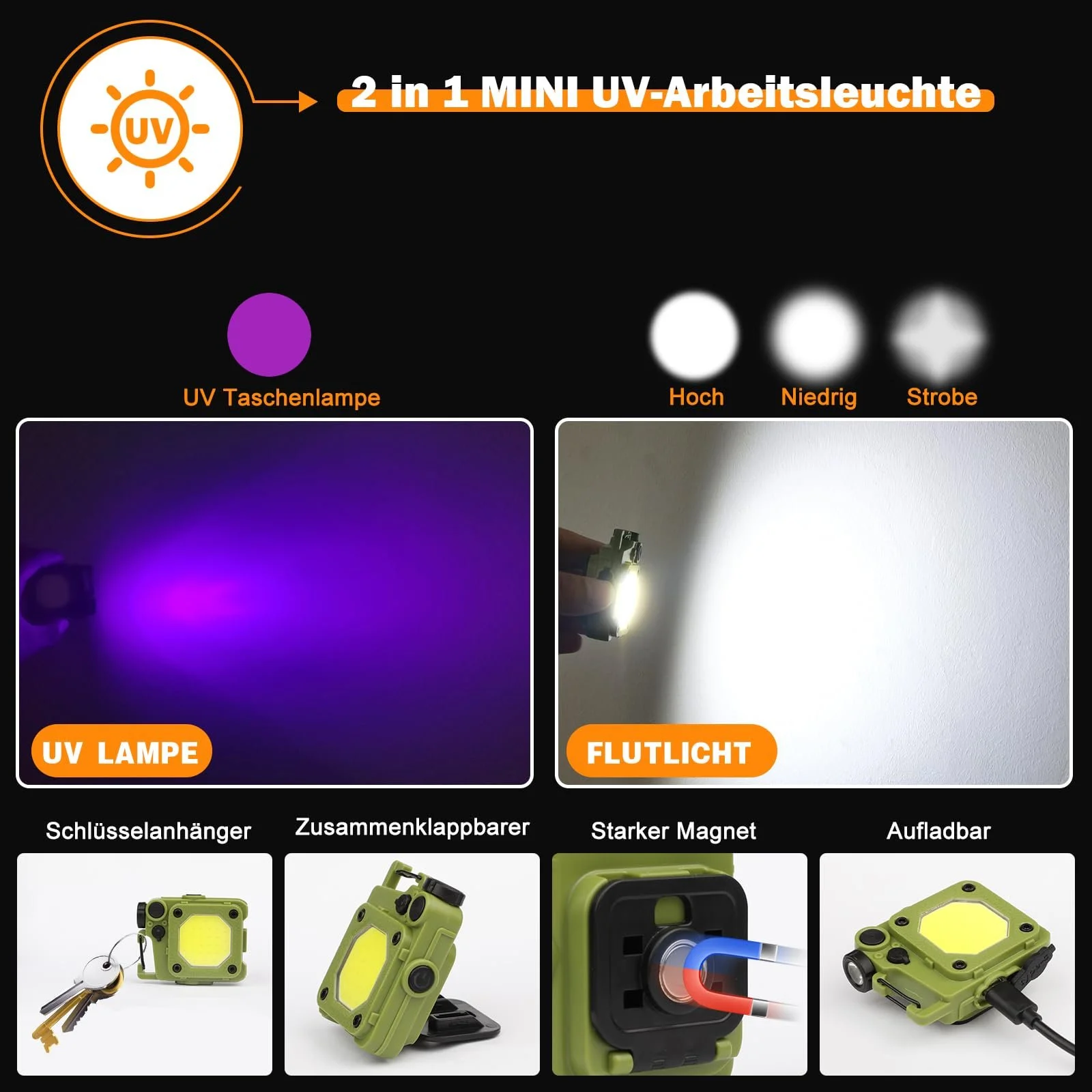 Ліхтар LED Акумуляторний 500 000 Люмен, LED Ліхтар Надзвичайно Яскравий Військовий, Дуже Яскраві Акумуляторні, фото №4