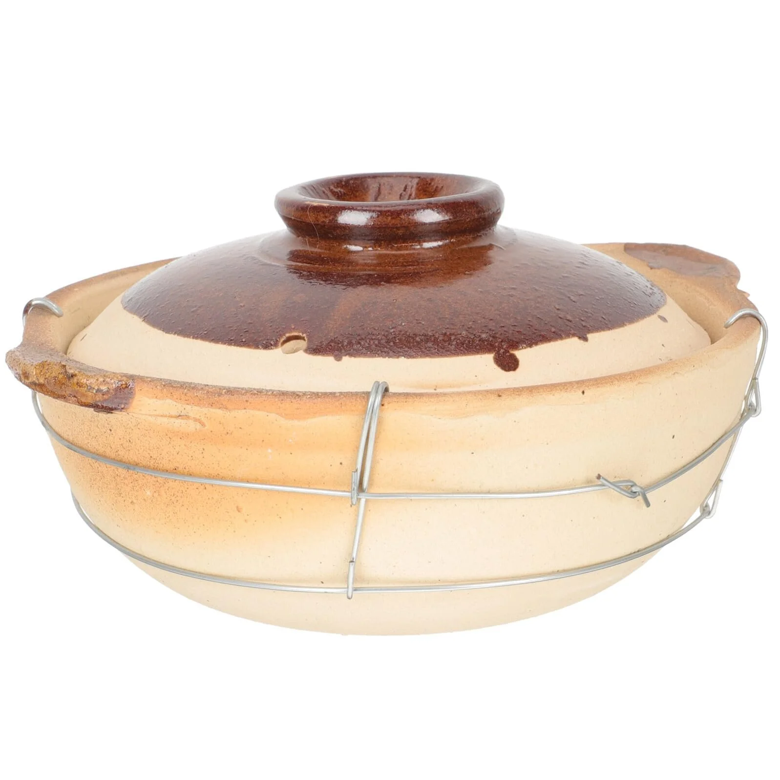 Каструля для запікання керамічна з однією ручкою, фото №1