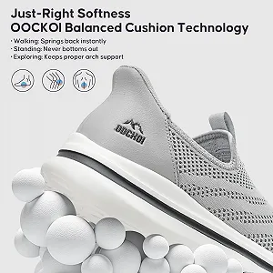 Чоловічі Кросівки ODCKOI Без шнурків, Сліпони, Зручні тенісні кросівки для ходьби synthetic.ua - Фото 1