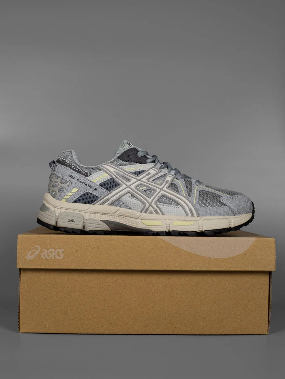Чоловічі кросівки Asics Gel-Kahana 8 Gray Beige, фото №1